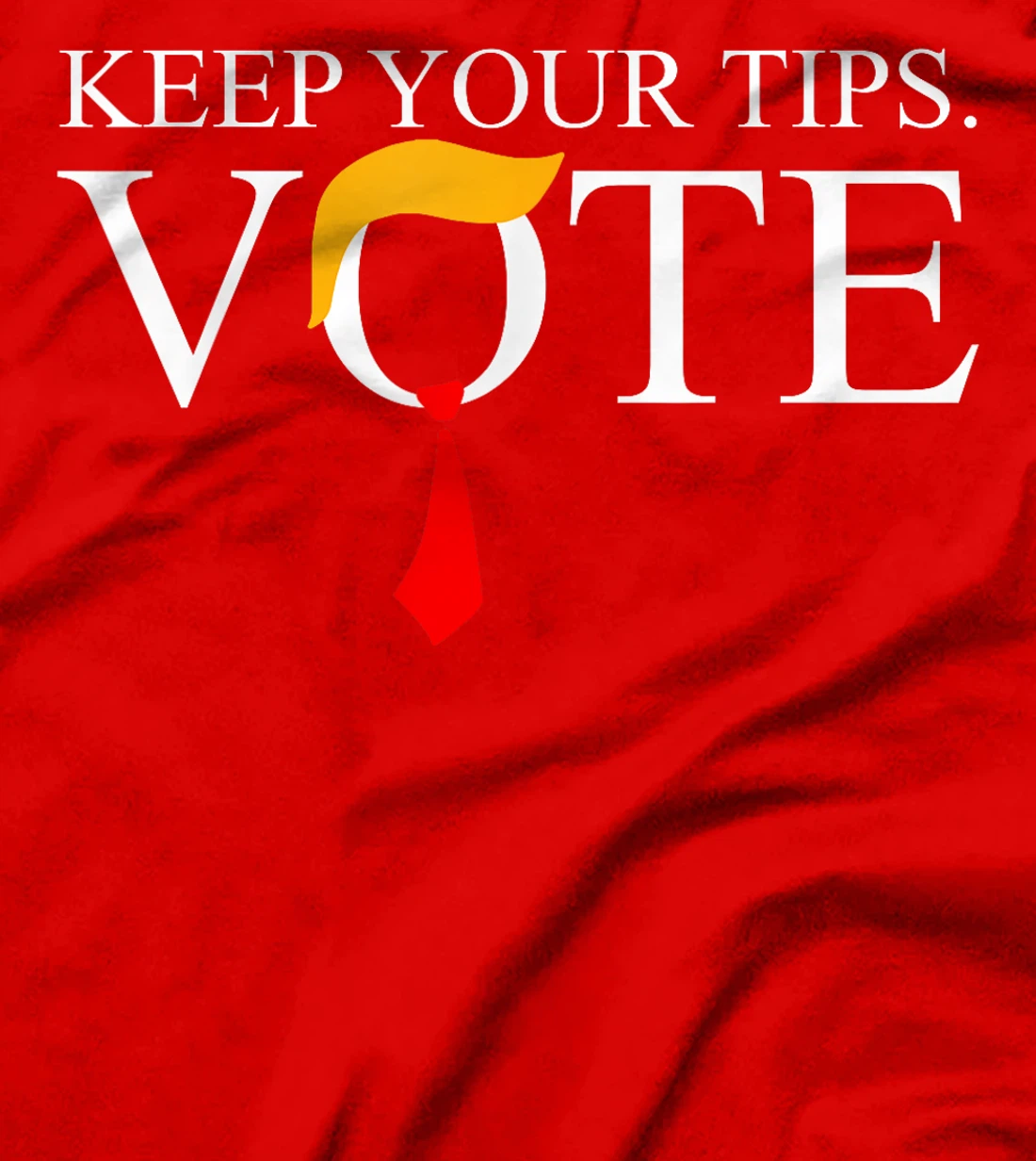 Womens Keep Your Tips Vote Trump 2024 I'm Voting Convicted Felon T-Shirt