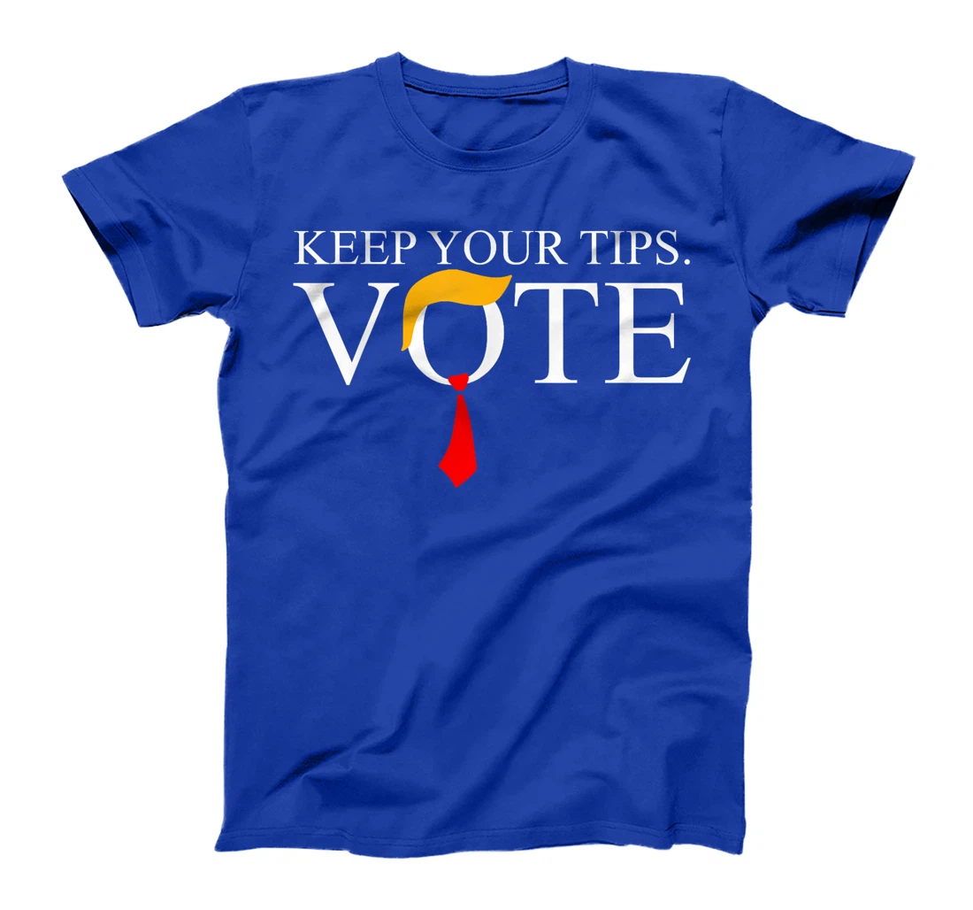 Womens Keep Your Tips Vote Trump 2024 I'm Voting Convicted Felon T-Shirt