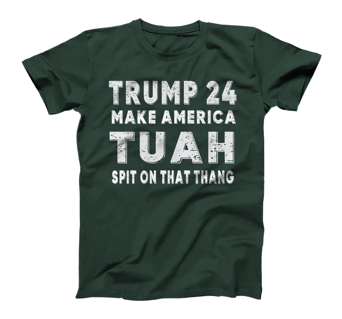 Trump Hawk tuah funny viral humor meme video girl 24 tua Premium T-Shirt