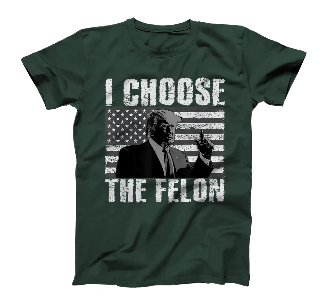 I Choose The Felon Trump Finger I'm Voting Convicted Felon T-Shirt