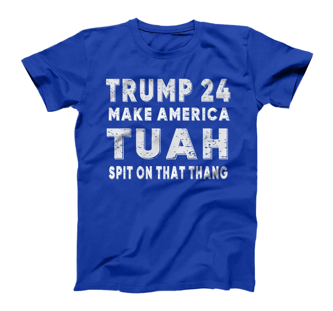 Trump Hawk tuah funny viral humor meme video girl 24 tua Premium T-Shirt