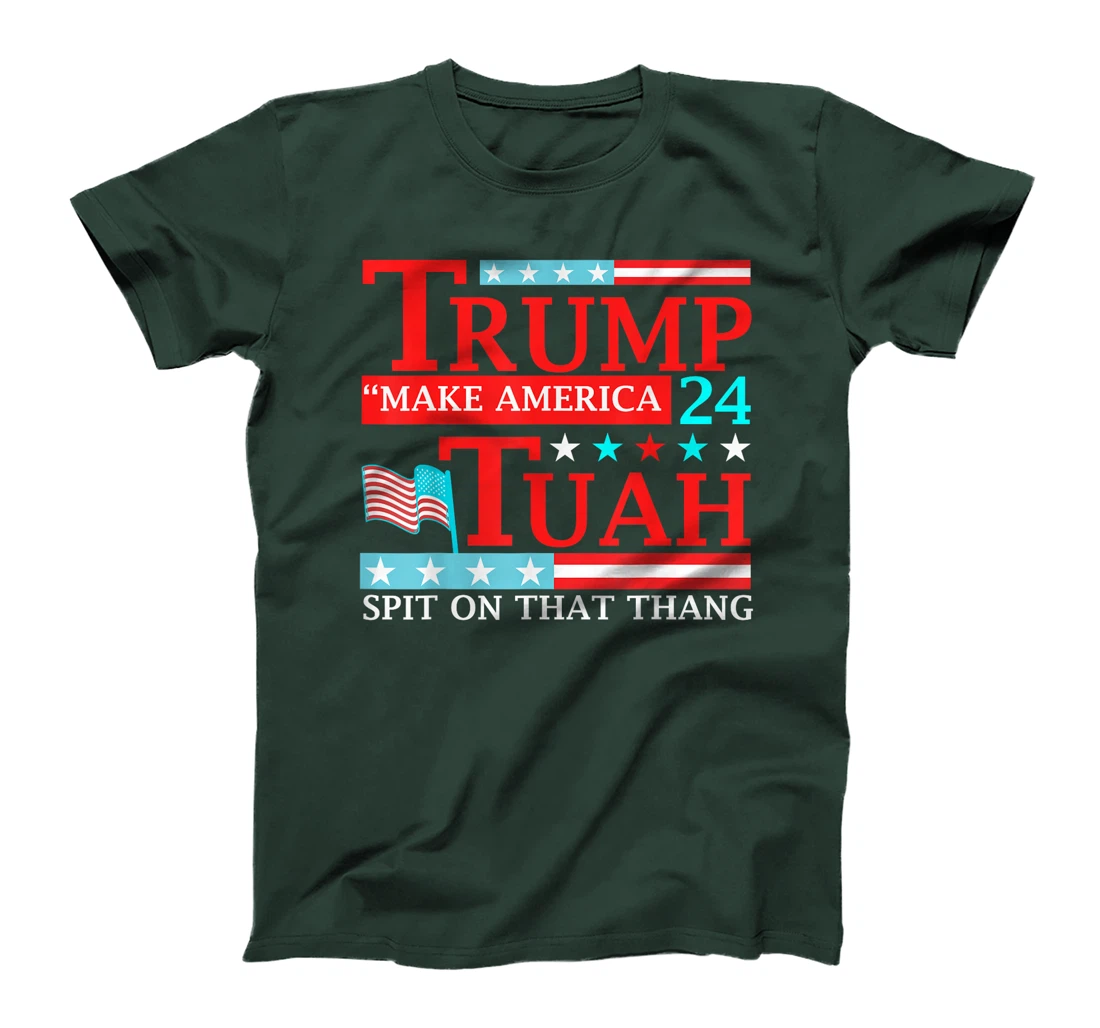 Trump Hawk tuah funny viral humor meme video tee girl 24 tua T-Shirt