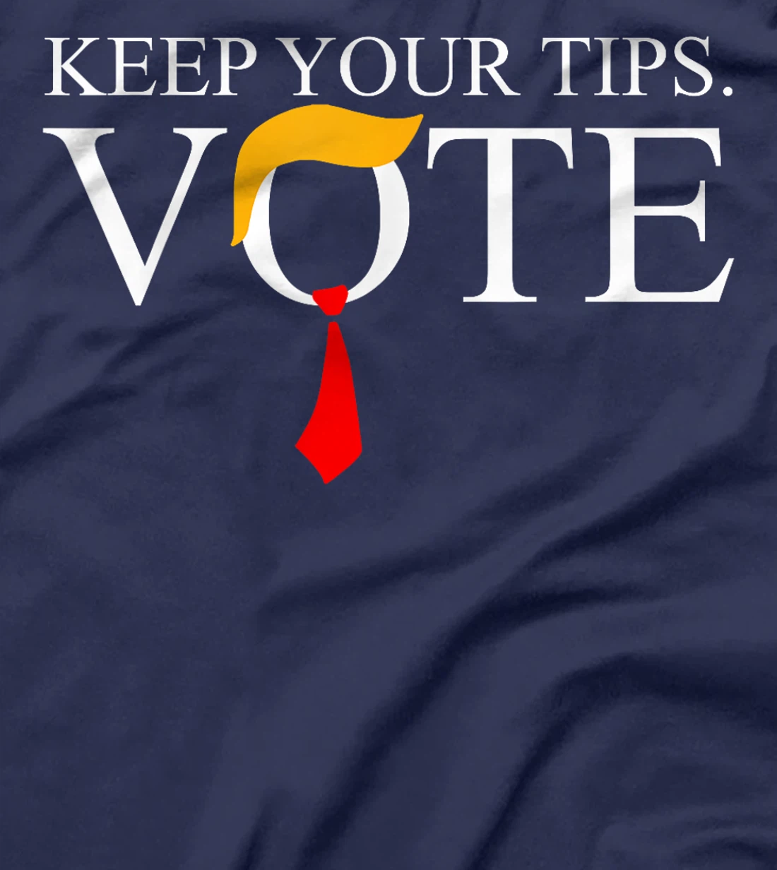 Womens Keep Your Tips Vote Trump 2024 I'm Voting Convicted Felon T-Shirt