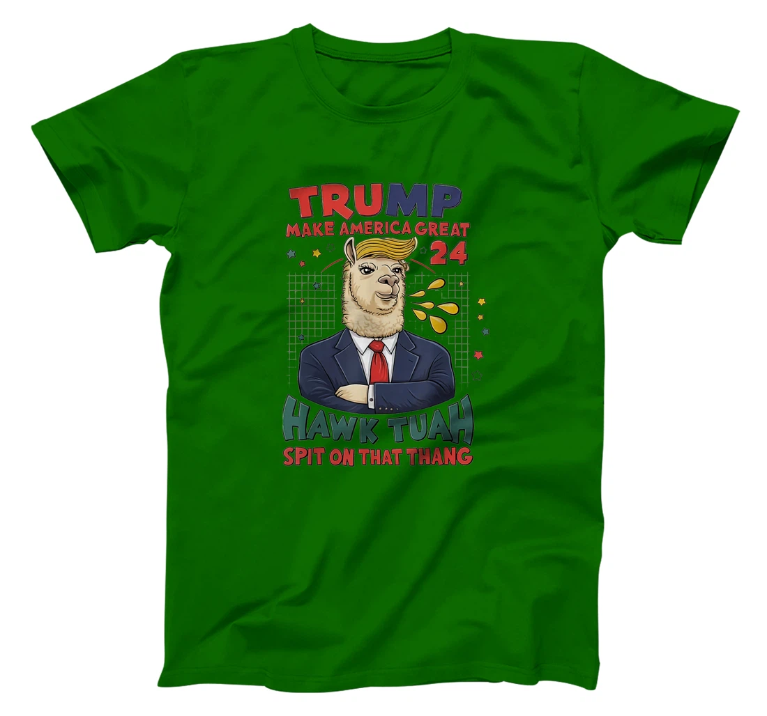 Trump Hawk tuah funny viral humor meme video tee girl 24 tua T-Shirt