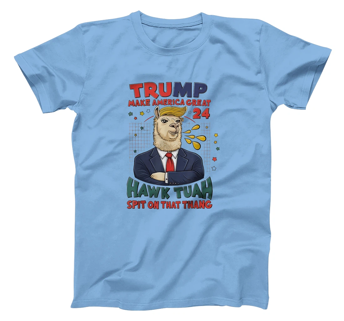 Trump Hawk tuah funny viral humor meme video tee girl 24 tua T-Shirt