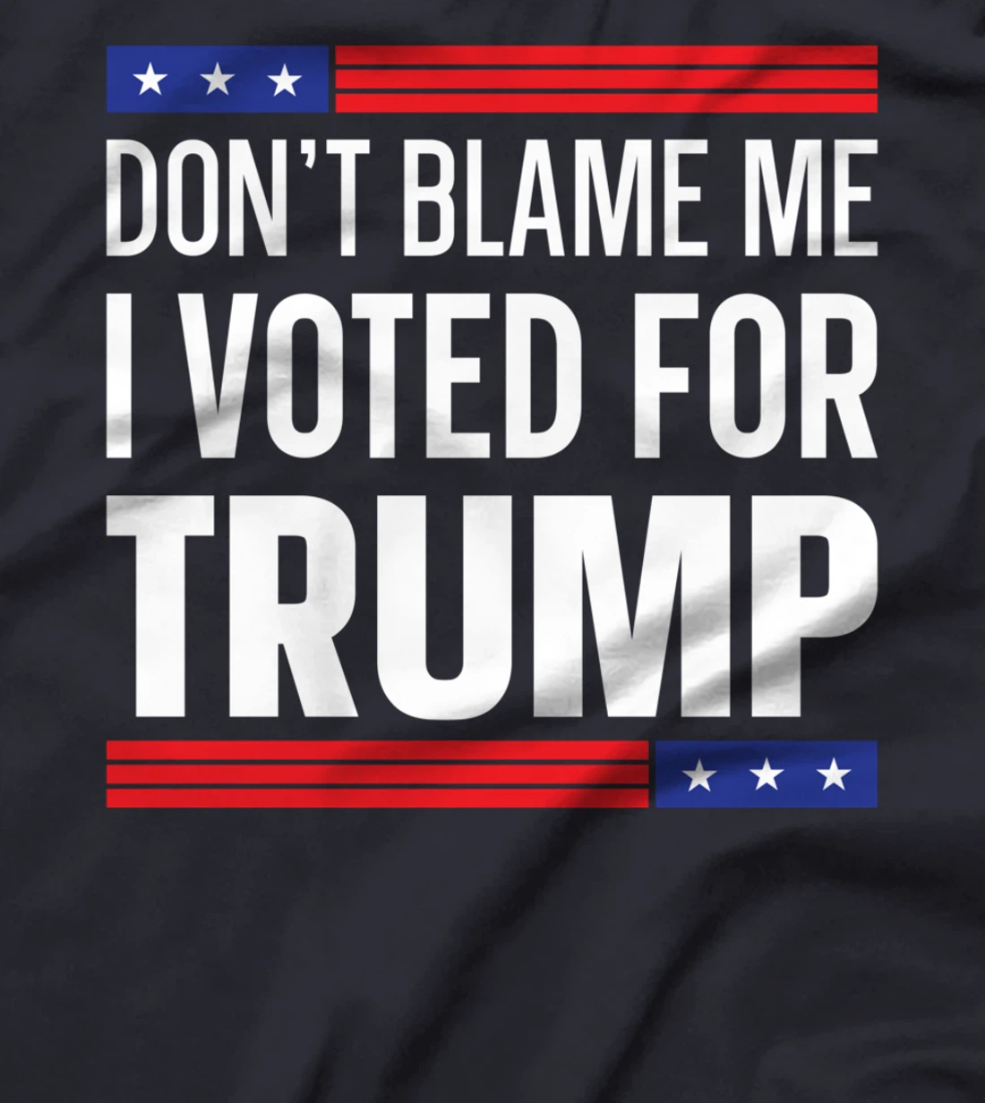 Pro Trump T-shirt Don't Blame Me I Voted For Trump 2024 T-Shirt
