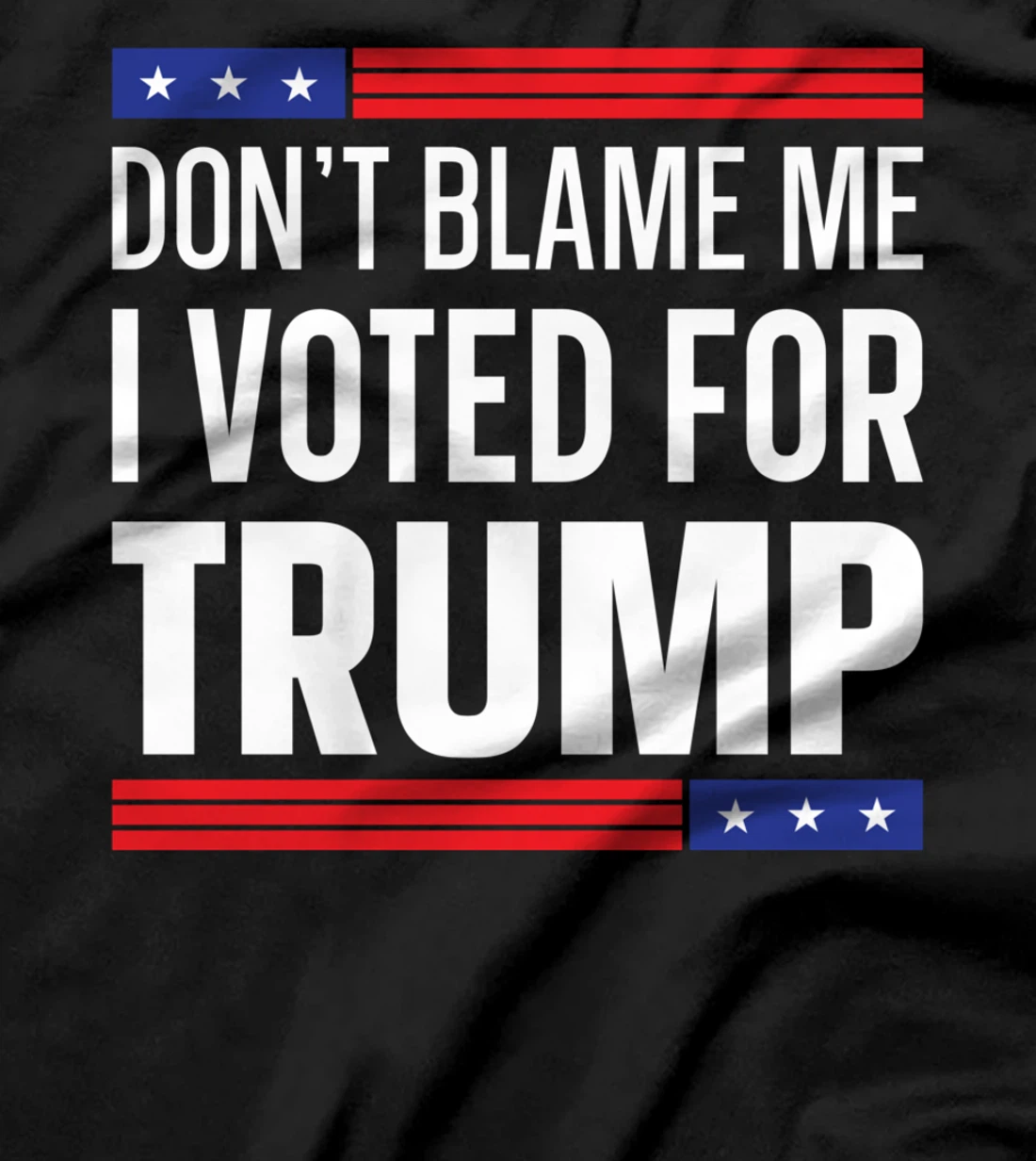 Pro Trump T-shirt Don't Blame Me I Voted For Trump 2024 T-Shirt