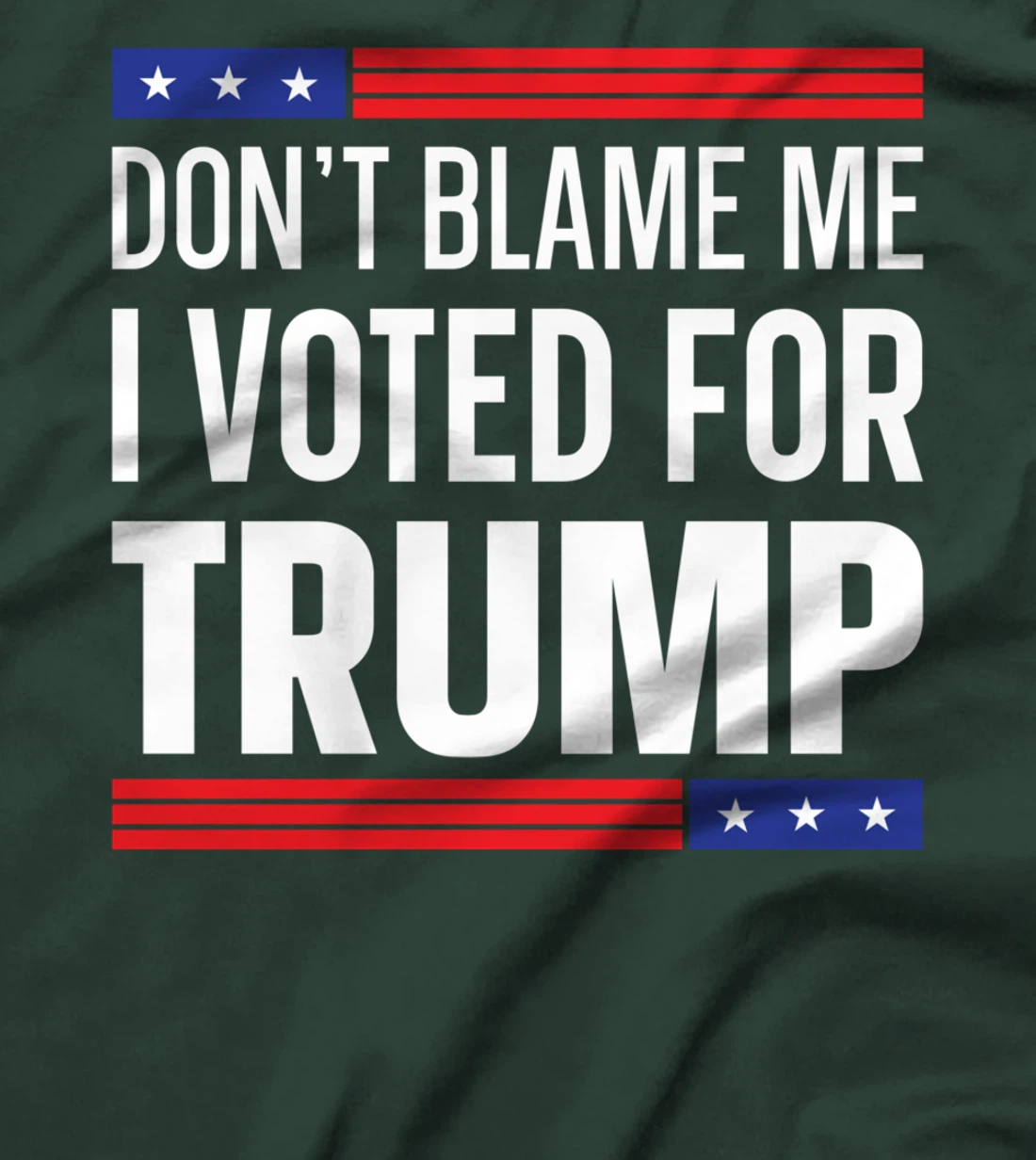 Pro Trump T-shirt Don't Blame Me I Voted For Trump 2024 T-Shirt