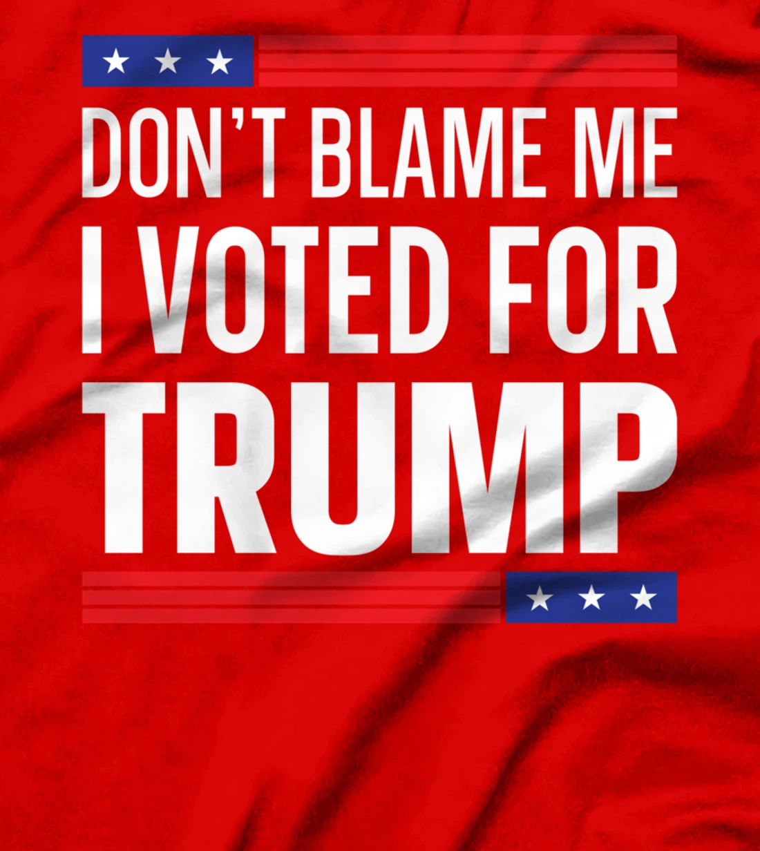 Pro Trump T-shirt Don't Blame Me I Voted For Trump 2024 T-Shirt