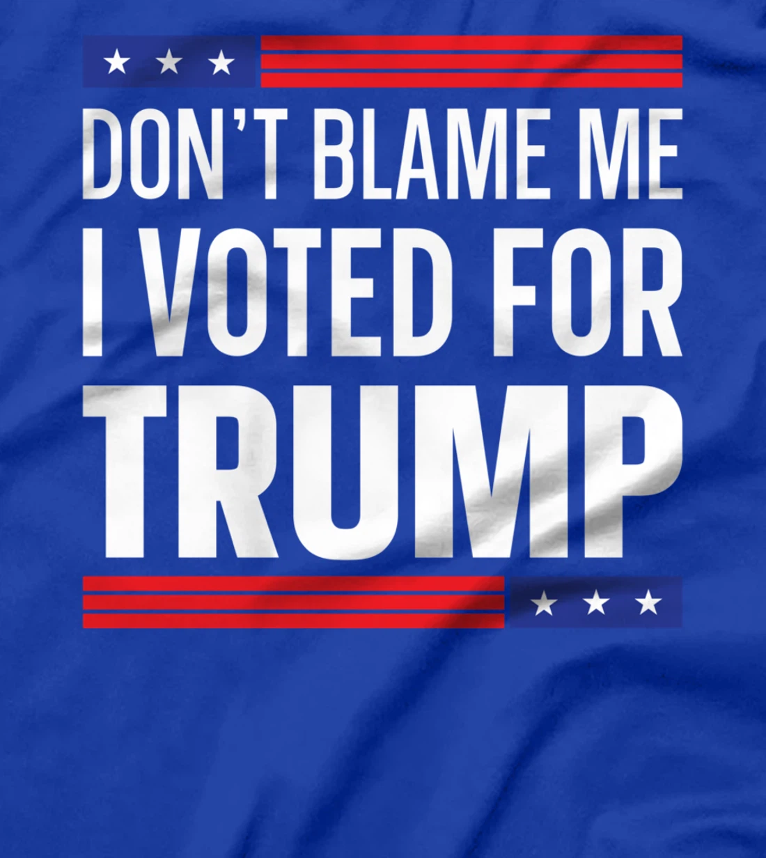 Pro Trump T-shirt Don't Blame Me I Voted For Trump 2024 T-Shirt