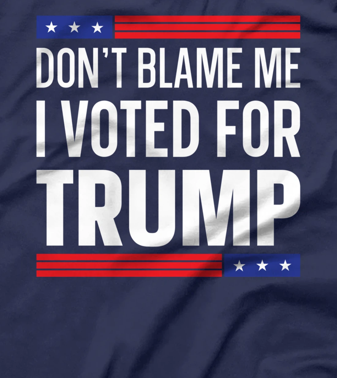 Pro Trump T-shirt Don't Blame Me I Voted For Trump 2024 T-Shirt