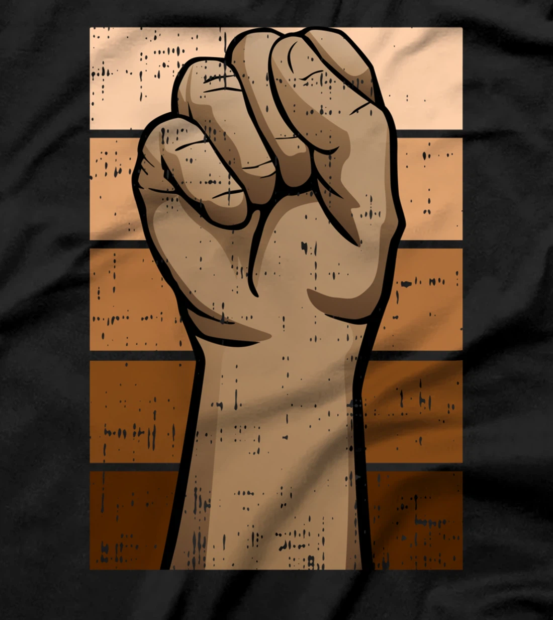 BLM Fist Black History Month Melanin Pride African American T-Shirt