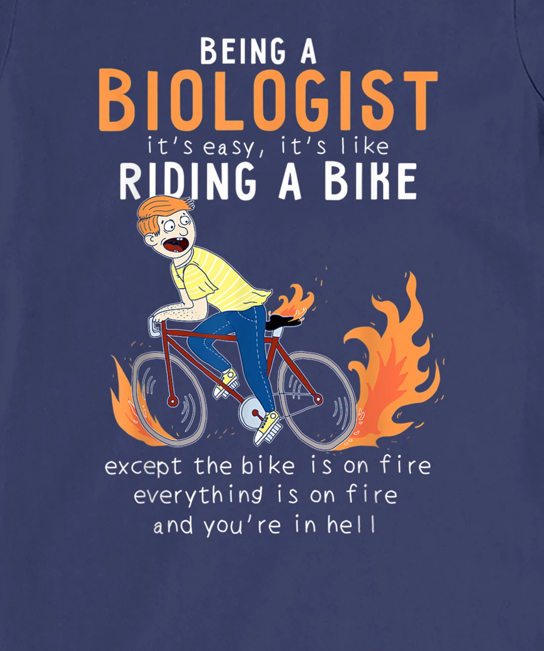Biologist Like Riding Bike Cyclist Funny T-Shirt, Women T-Shirt