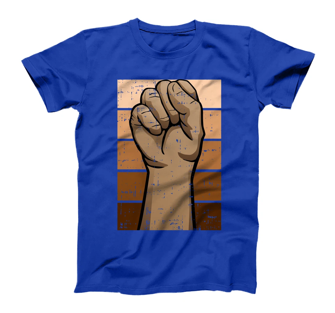 BLM Fist Black History Month Melanin Pride African American T-Shirt