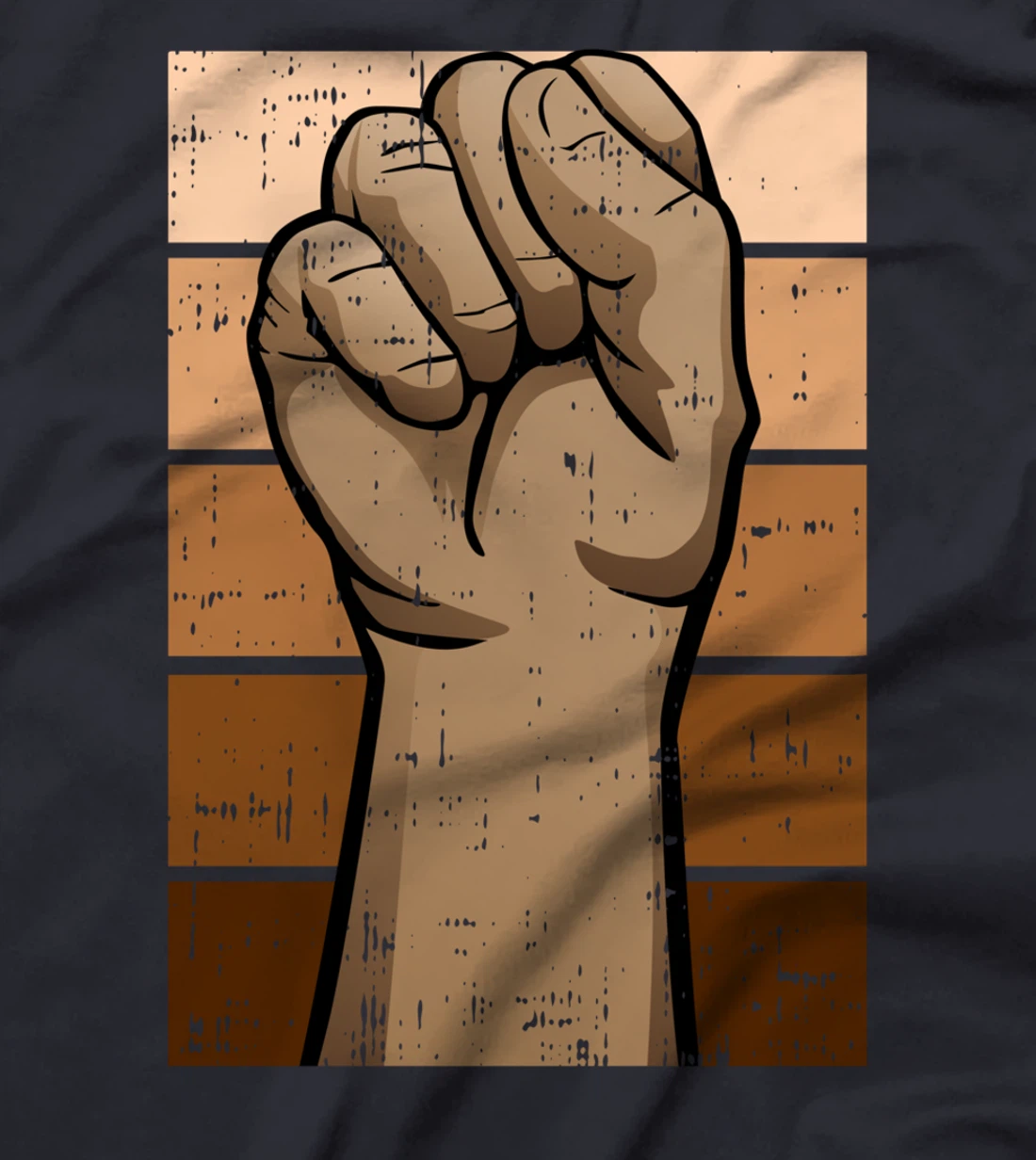 BLM Fist Black History Month Melanin Pride African American T-Shirt