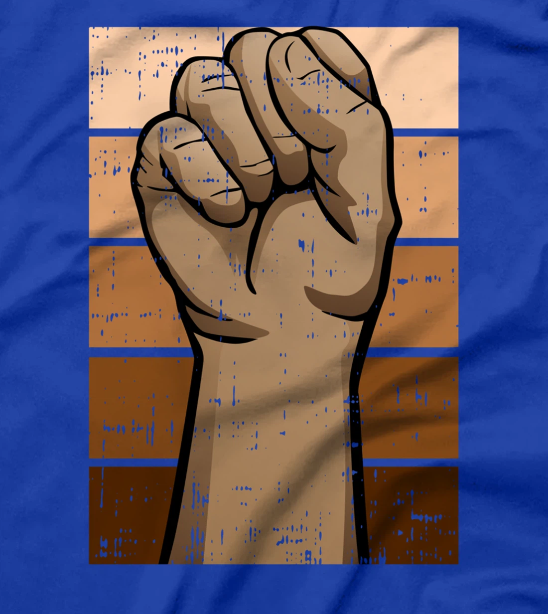 BLM Fist Black History Month Melanin Pride African American T-Shirt