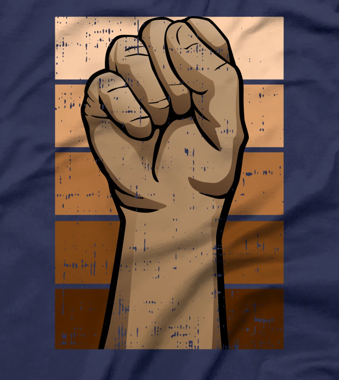 BLM Fist Black History Month Melanin Pride African American T-Shirt