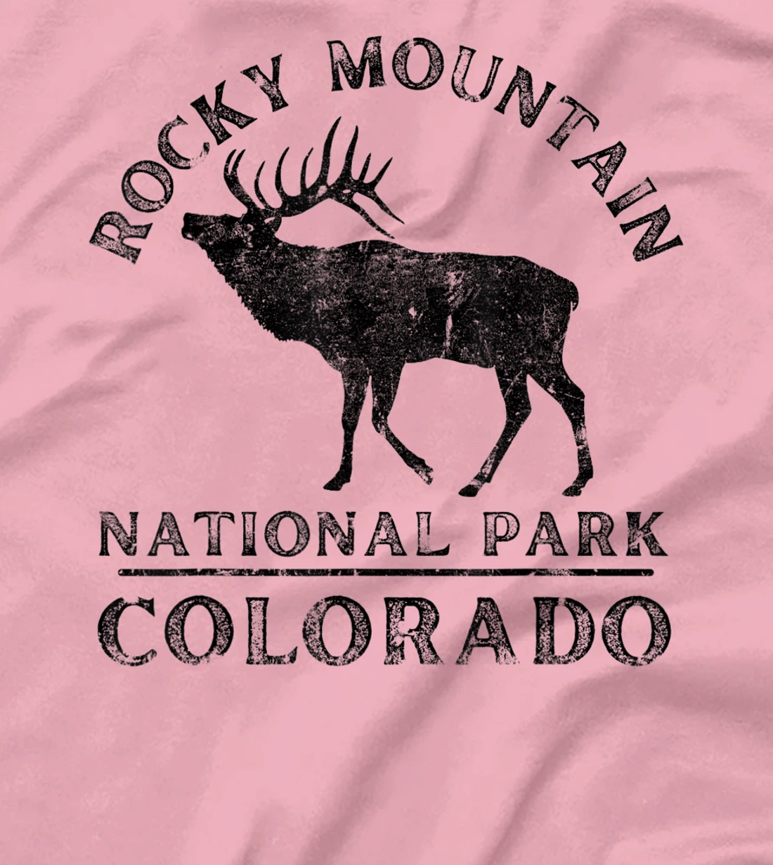 Rocky Mountain National Park Colorado Elk Nature Hiking T-Shirt, Kid T-Shirt and Women T-Shirt