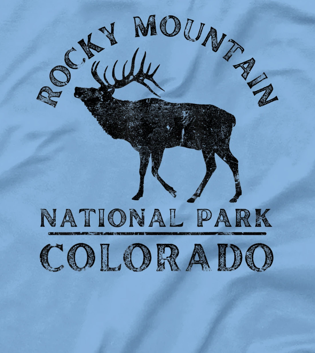 Rocky Mountain National Park Colorado Elk Nature Hiking T-Shirt, Kid T-Shirt and Women T-Shirt