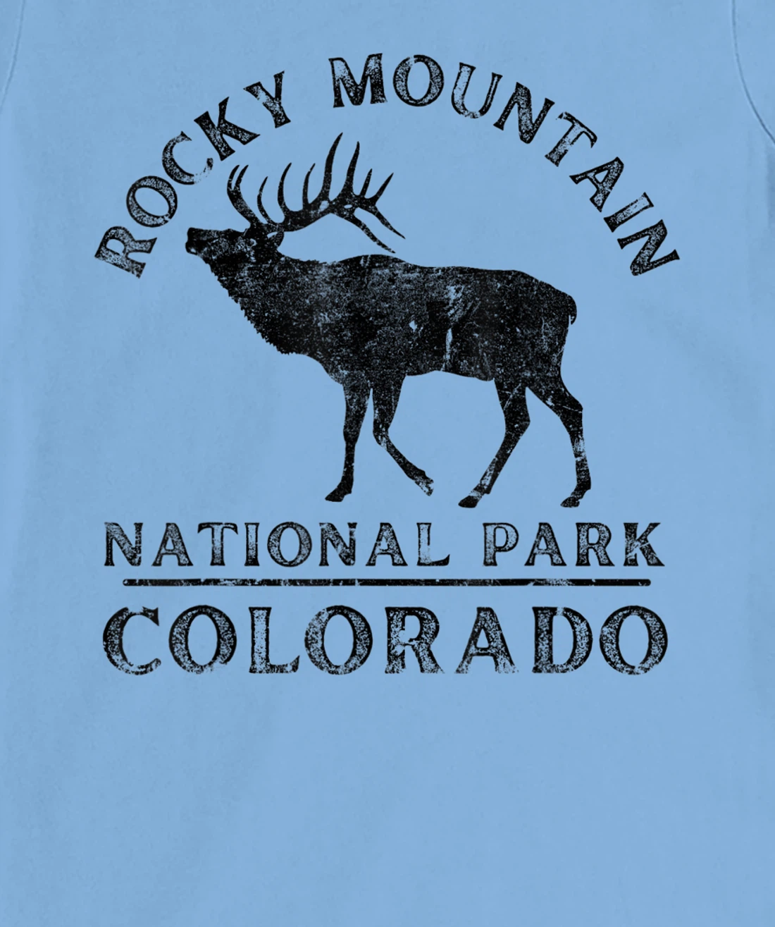 Rocky Mountain National Park Colorado Elk Nature Hiking T-Shirt, Kid T-Shirt and Women T-Shirt