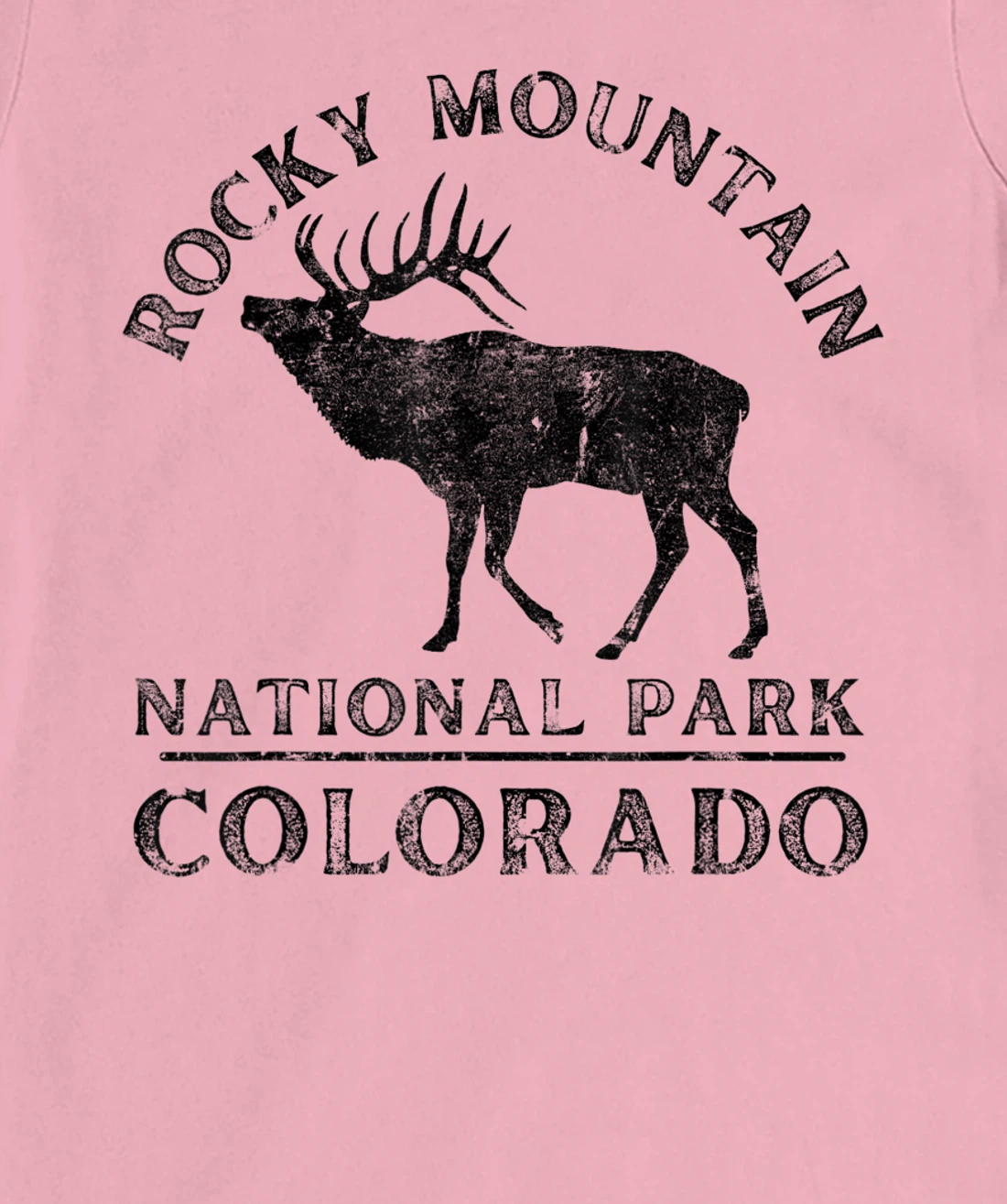 Rocky Mountain National Park Colorado Elk Nature Hiking T-Shirt, Kid T-Shirt and Women T-Shirt