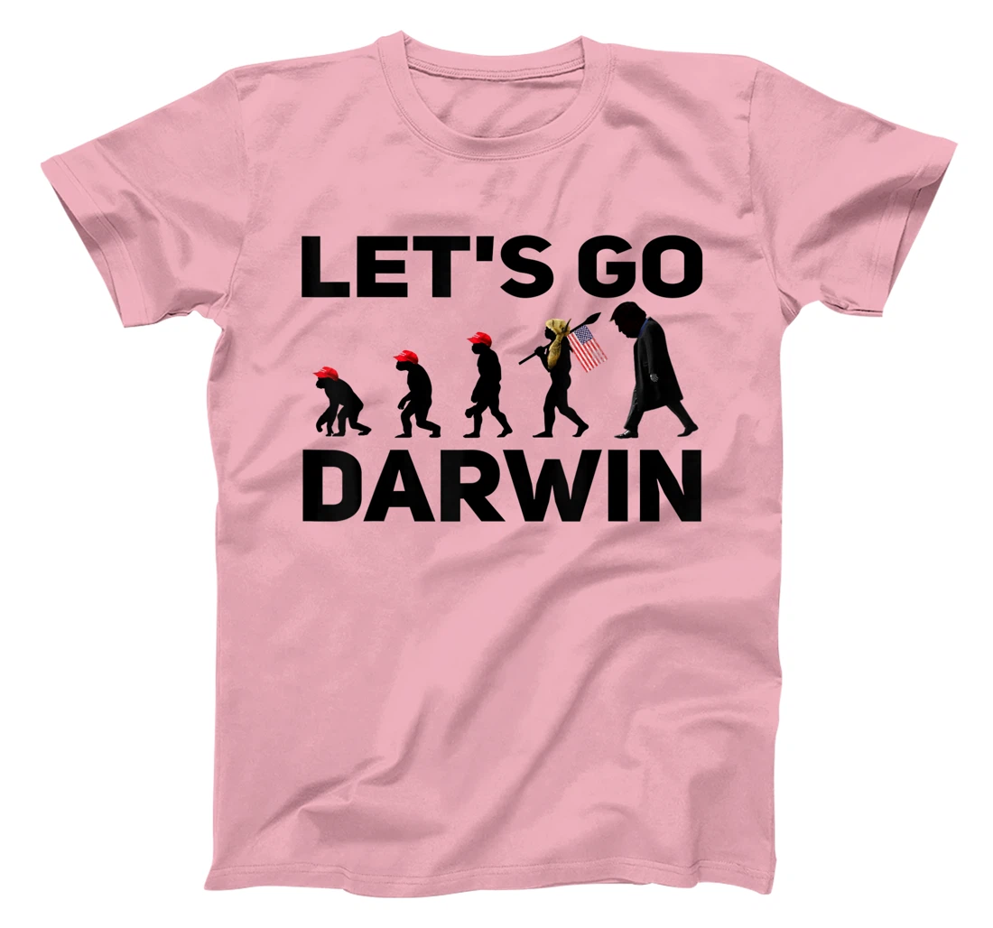 Womens Lets Go Darwin Funny Sarcastic Men Women Devolution T Shirt T-Shirt, Women T-Shirt