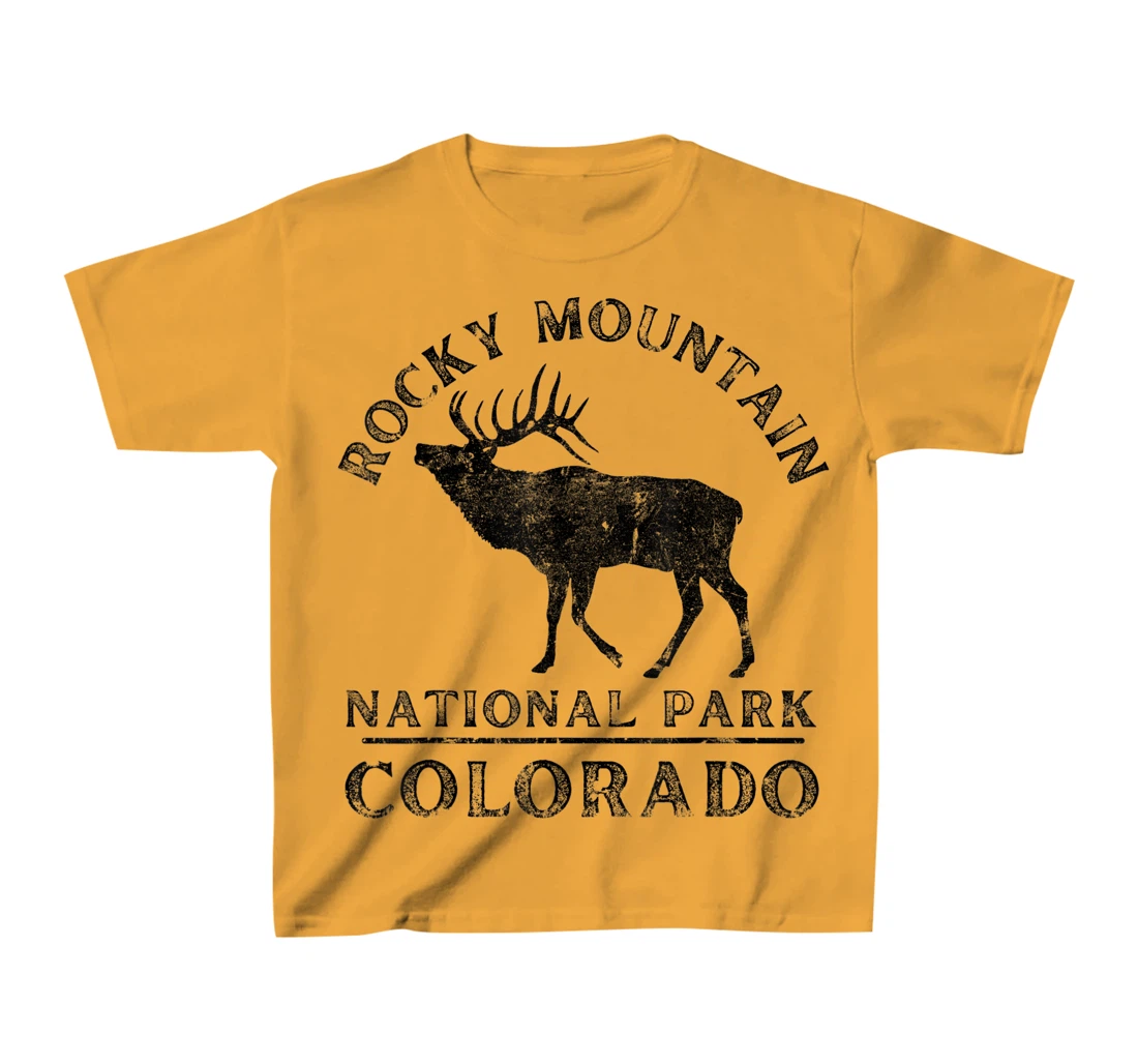 Rocky Mountain National Park Colorado Elk Nature Hiking T-Shirt, Kid T-Shirt and Women T-Shirt