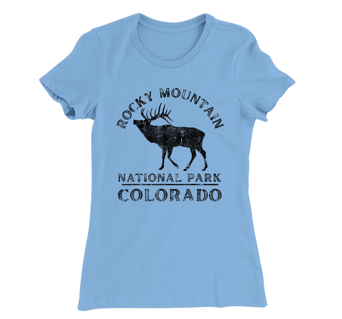 Rocky Mountain National Park Colorado Elk Nature Hiking T-Shirt, Kid T-Shirt and Women T-Shirt