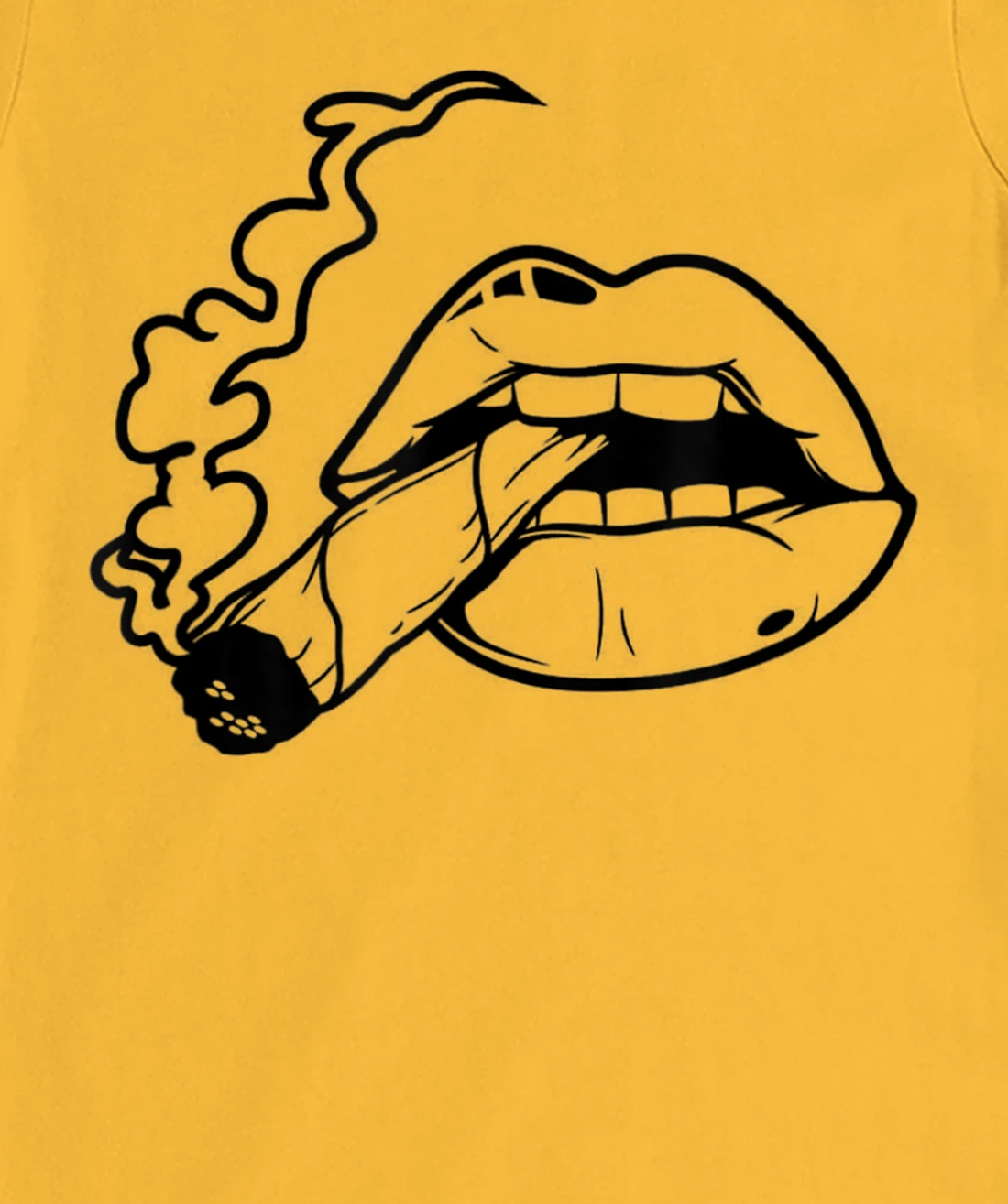 Lips T-Shirt, Women T-Shirt Cigarette T-Shirt, Women T-Shirt Kiss Shirt T-Shirt, Women T-Shirt