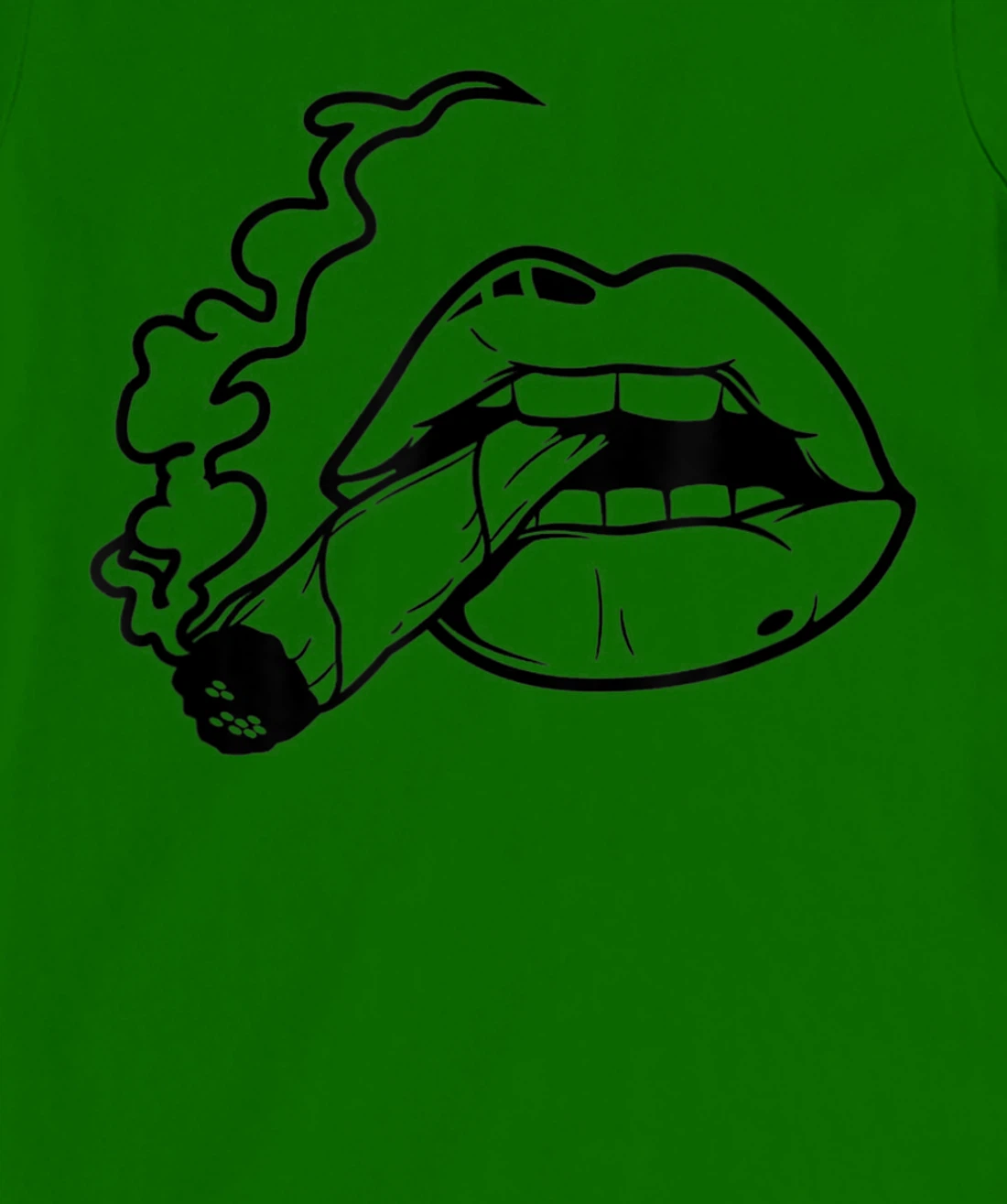 Lips T-Shirt, Women T-Shirt Cigarette T-Shirt, Women T-Shirt Kiss Shirt T-Shirt, Women T-Shirt
