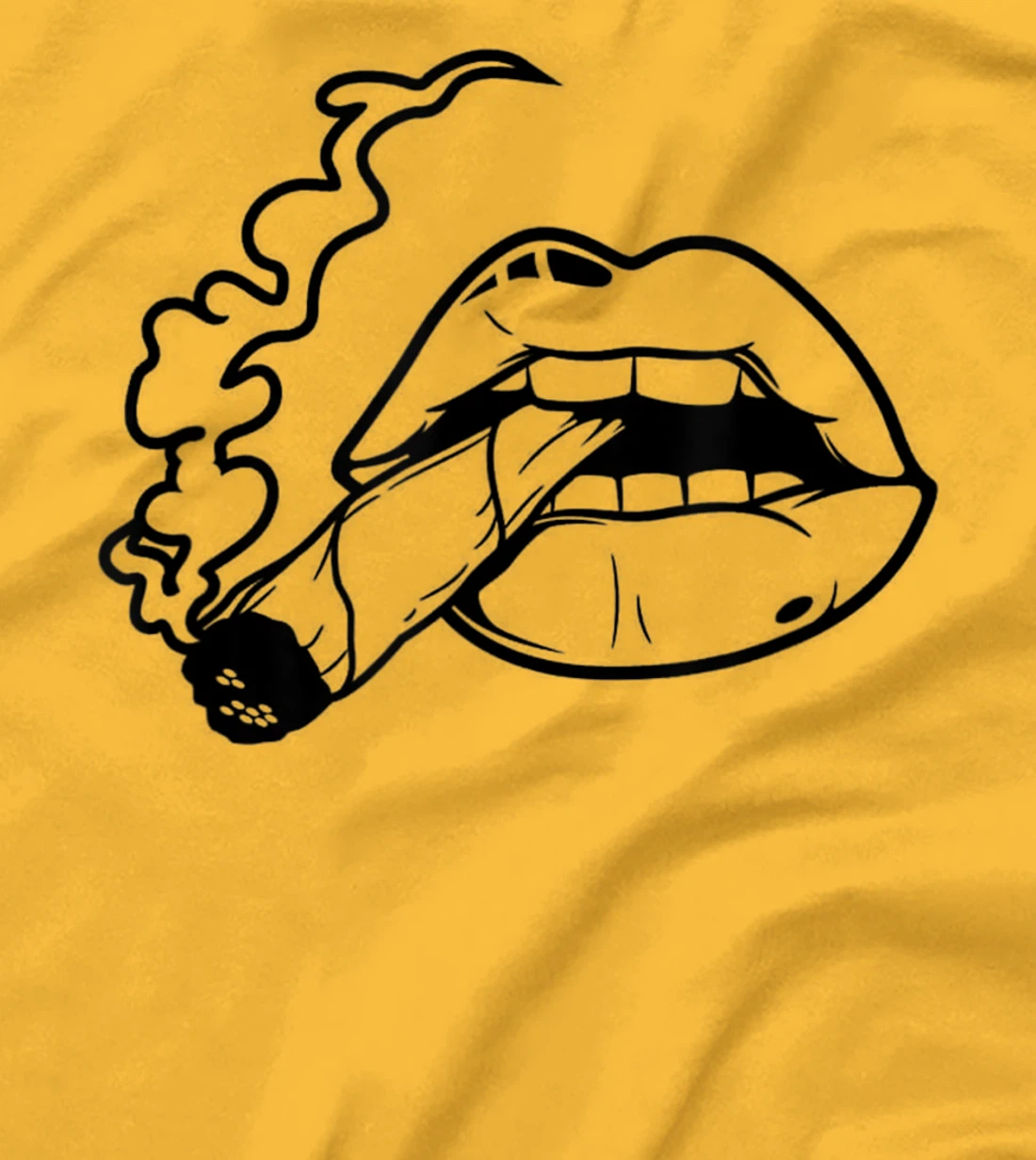 Lips T-Shirt, Women T-Shirt Cigarette T-Shirt, Women T-Shirt Kiss Shirt T-Shirt, Women T-Shirt