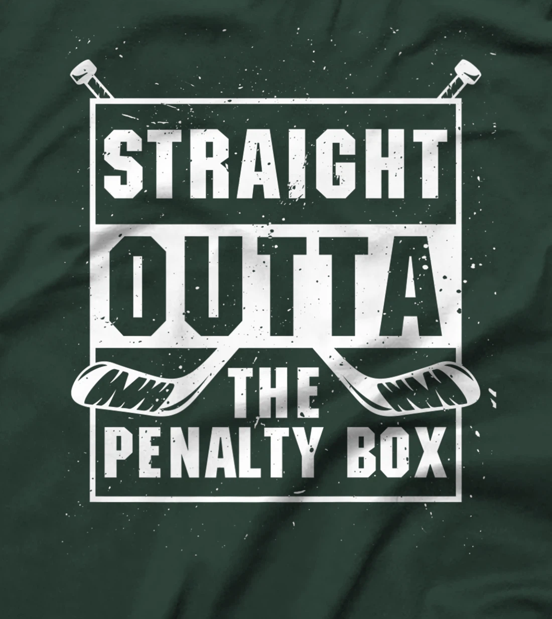 Straight Outta The Penalty Box Ice Funny Hockey Player T-Shirt, Kid T-Shirt and Women T-Shirt