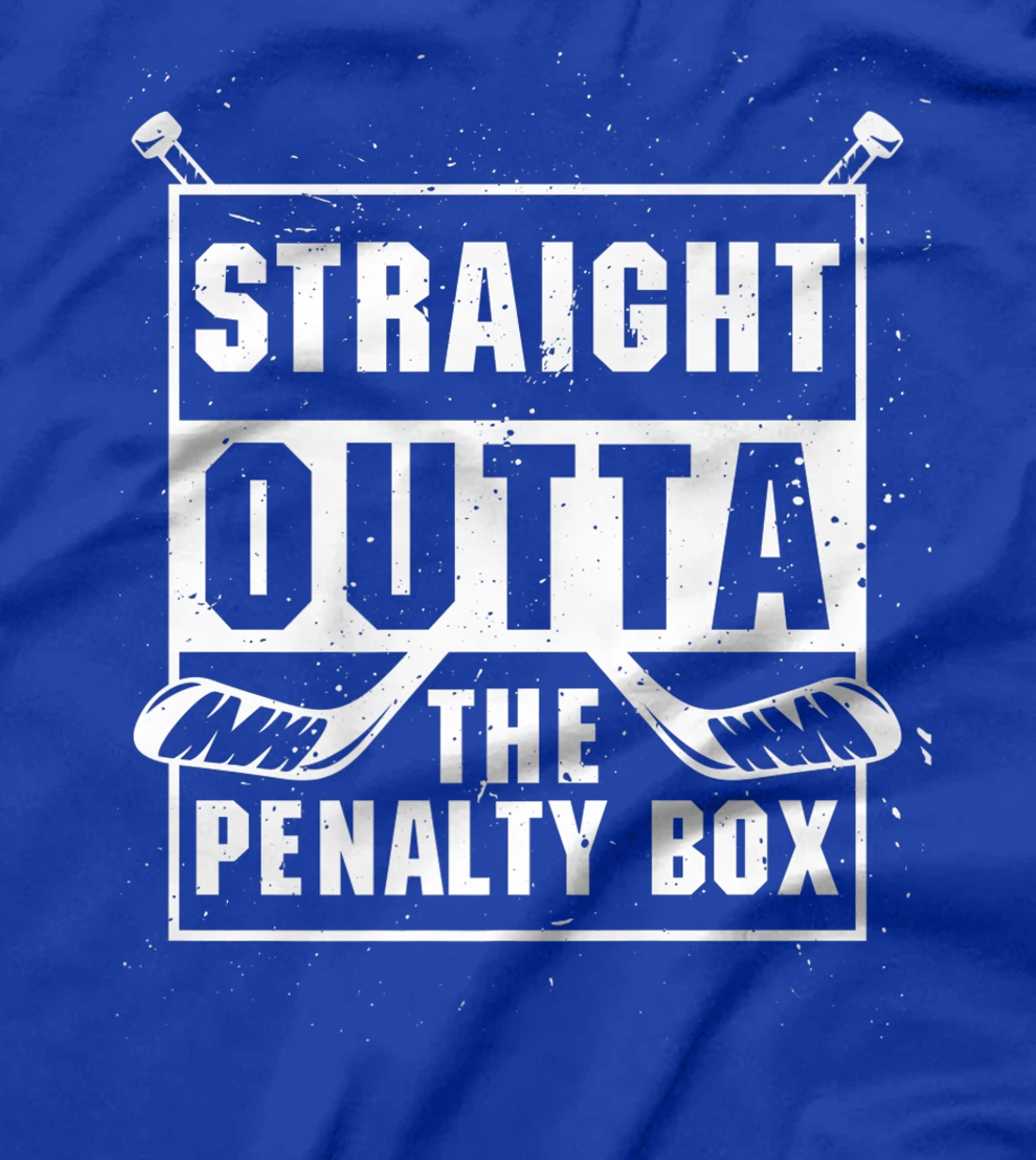 Straight Outta The Penalty Box Ice Funny Hockey Player T-Shirt, Kid T-Shirt and Women T-Shirt