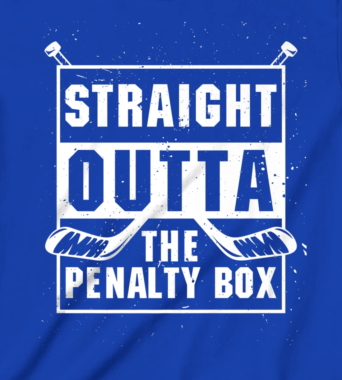 Straight Outta The Penalty Box Ice Funny Hockey Player T-Shirt, Kid T-Shirt and Women T-Shirt