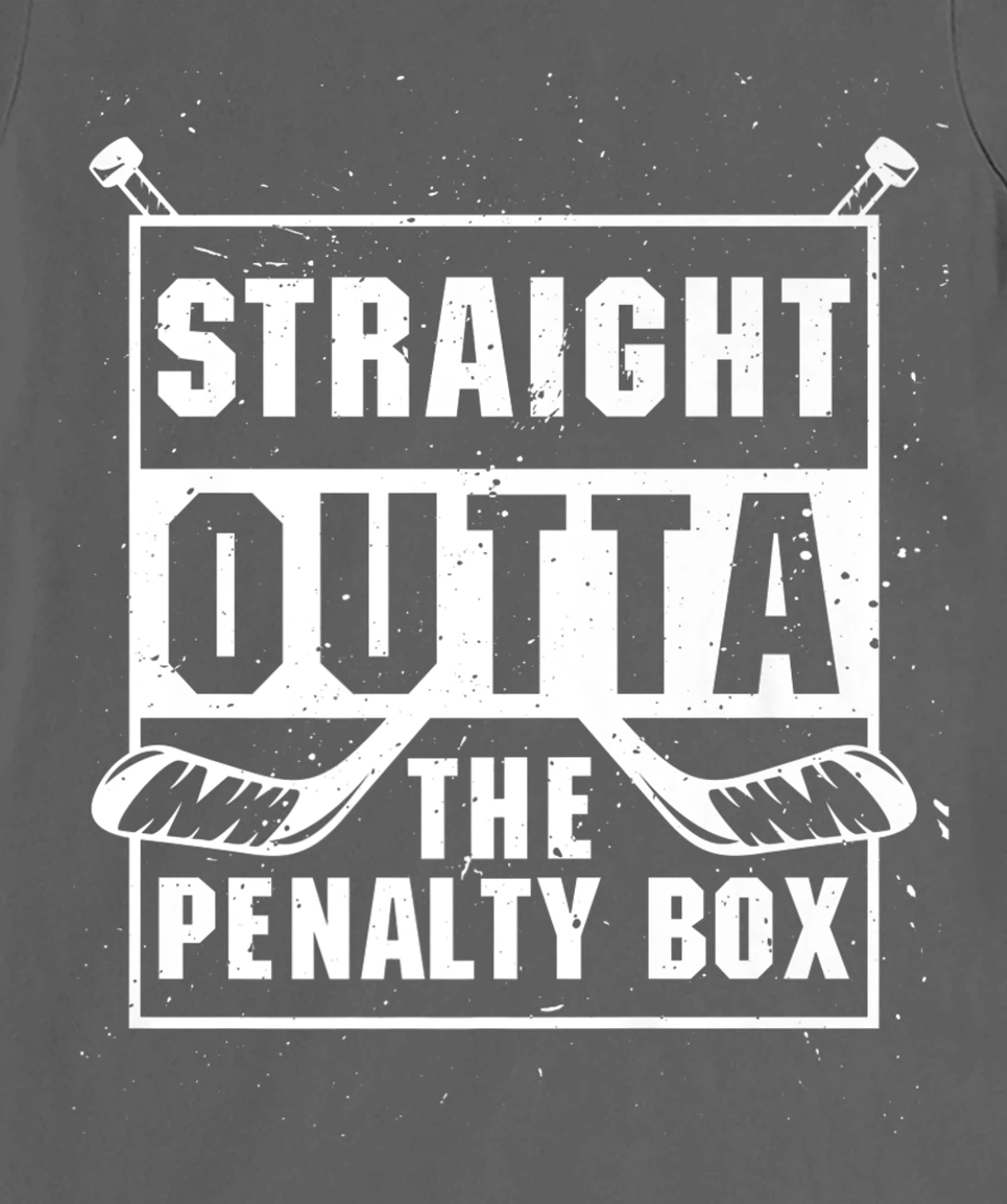 Straight Outta The Penalty Box Ice Funny Hockey Player T-Shirt, Kid T-Shirt and Women T-Shirt