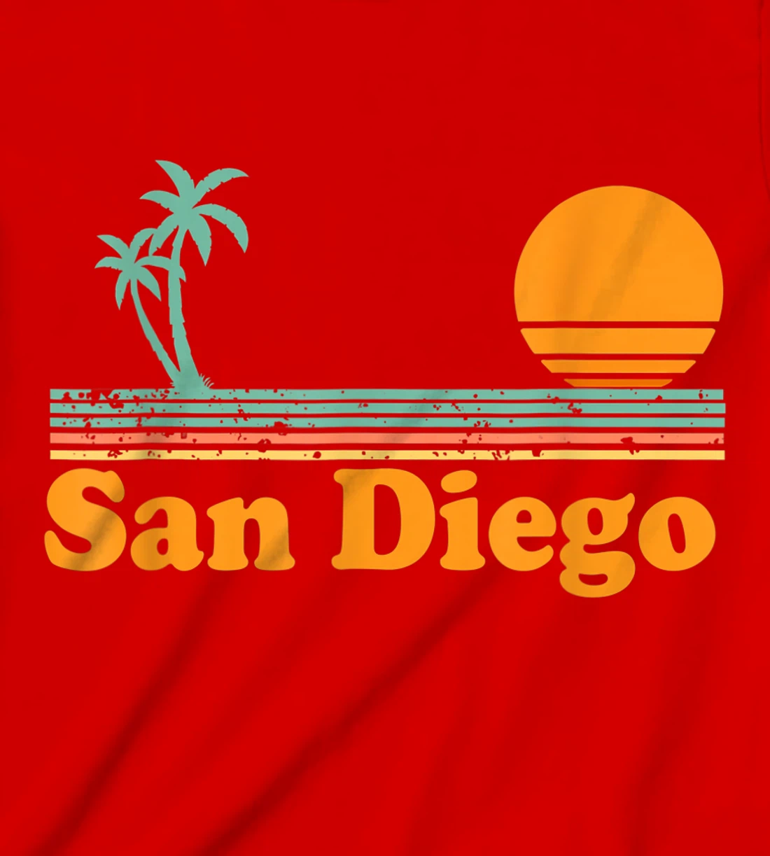 Vintage San Diego Beach Sunset T-Shirt, Kid T-Shirt and Women T-Shirt
