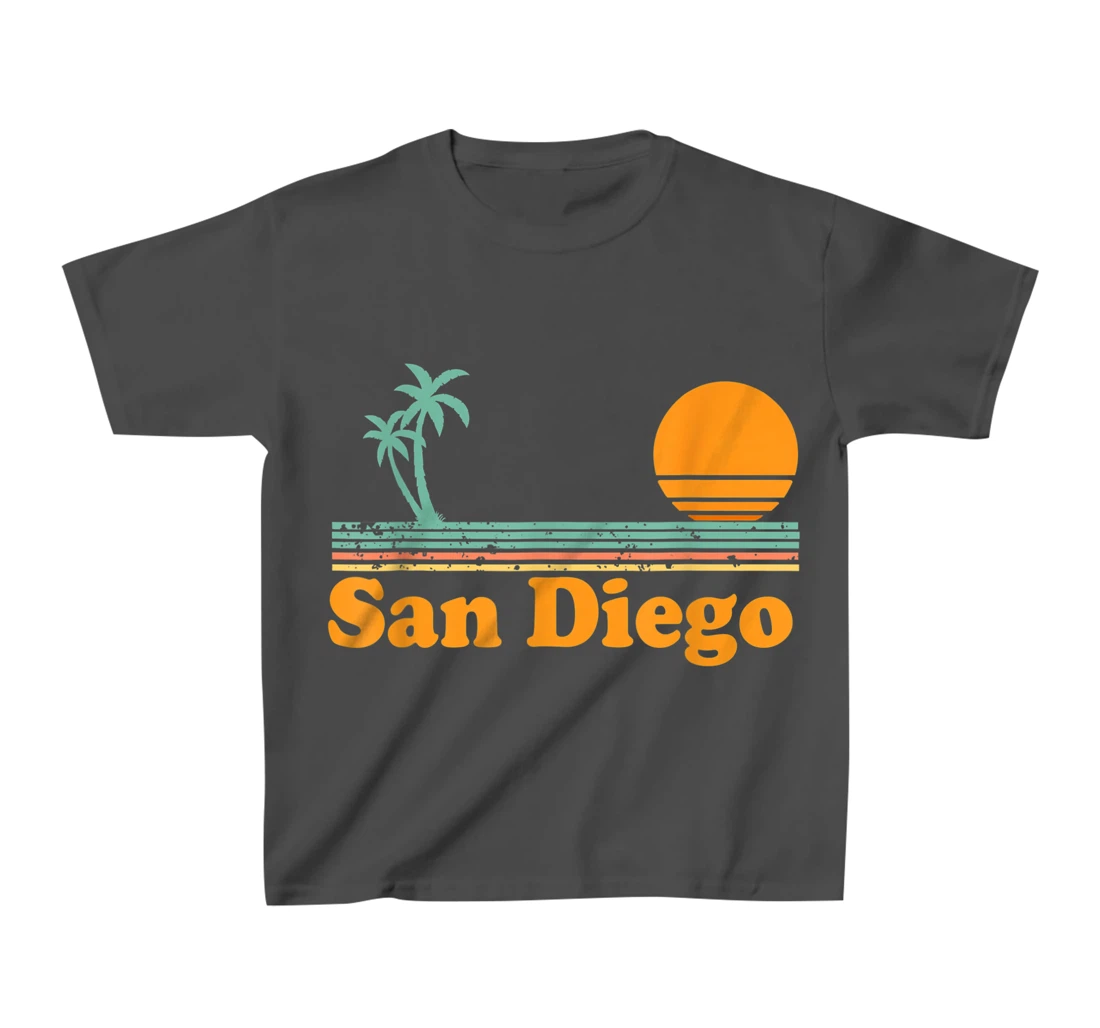 Vintage San Diego Beach Sunset T-Shirt, Kid T-Shirt and Women T-Shirt