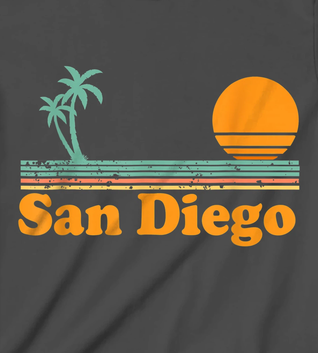 Vintage San Diego Beach Sunset T-Shirt, Kid T-Shirt and Women T-Shirt