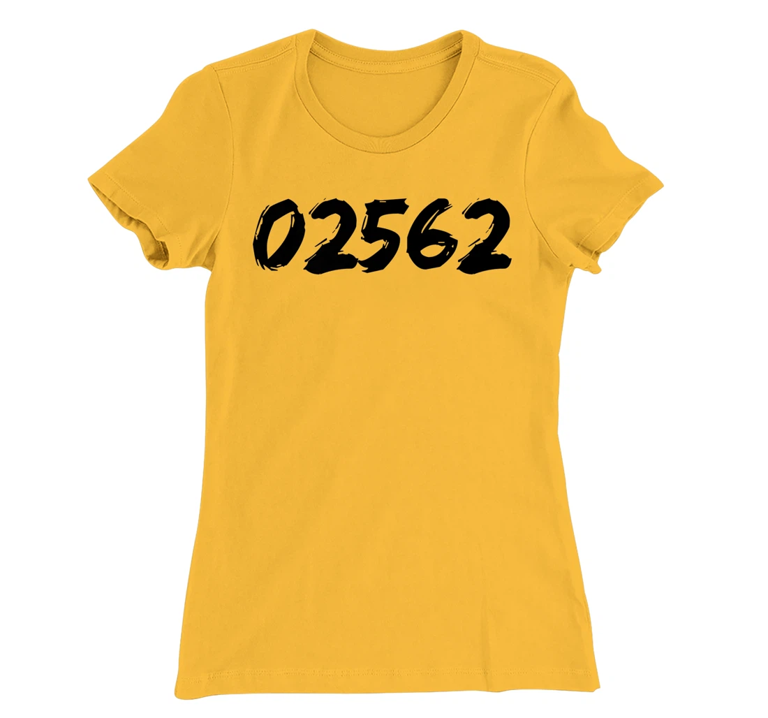 Womens 02562 Zipcode Mass. MA Hometown Pride Local Zip 02562 T-Shirt, Women T-Shirt