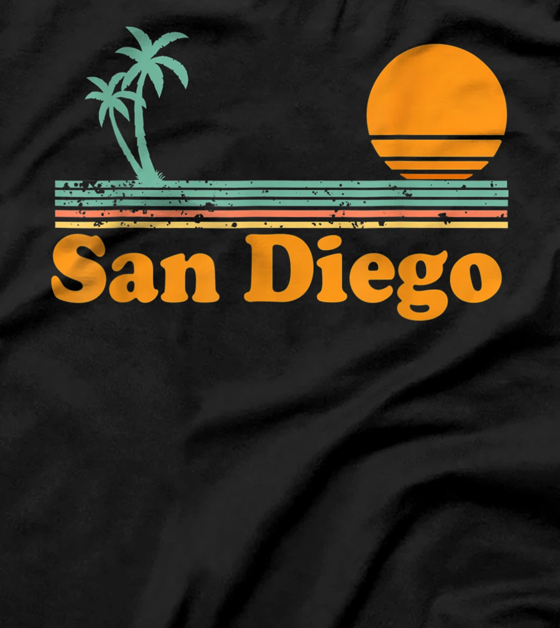 Vintage San Diego Beach Sunset T-Shirt, Kid T-Shirt and Women T-Shirt