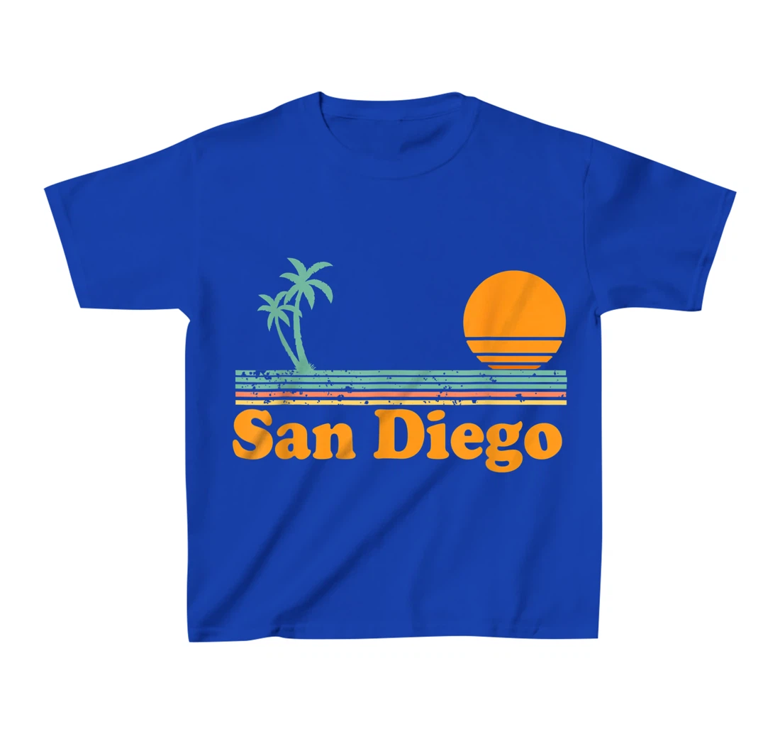 Vintage San Diego Beach Sunset T-Shirt, Kid T-Shirt and Women T-Shirt
