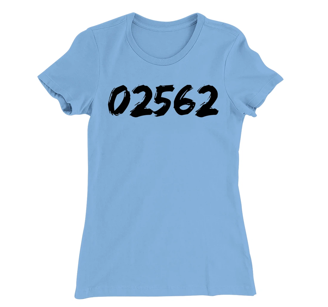 Womens 02562 Zipcode Mass. MA Hometown Pride Local Zip 02562 T-Shirt, Women T-Shirt