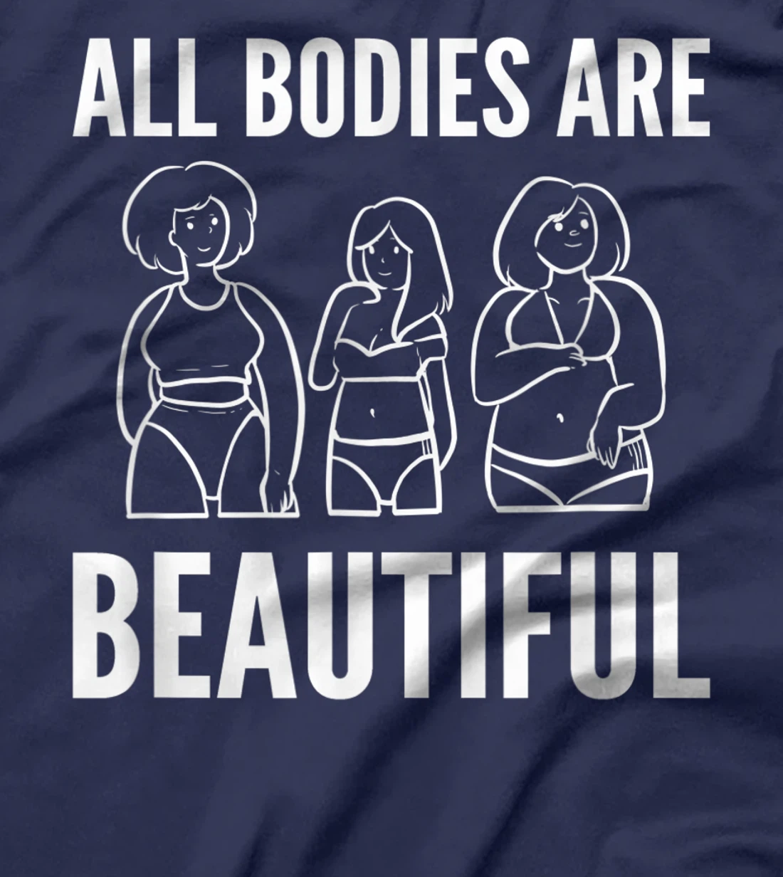 Bodies are beautiful Self Confident T-Shirt, Women T-Shirt