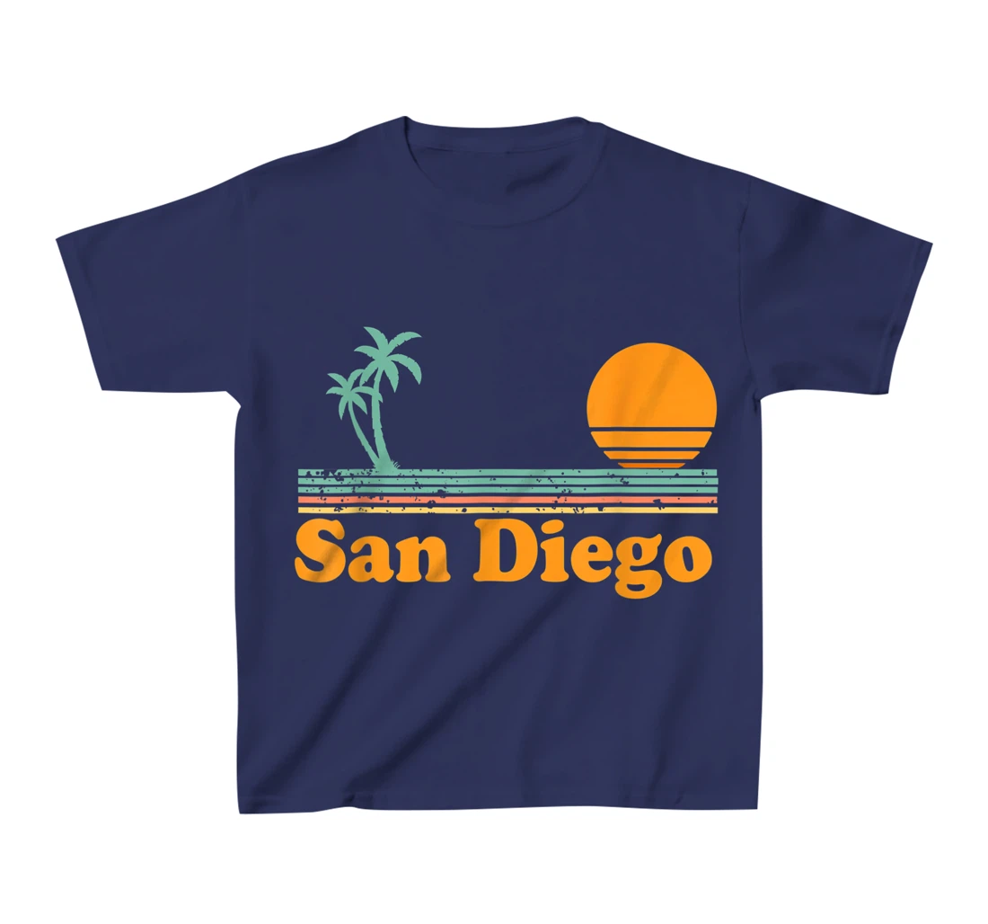 Vintage San Diego Beach Sunset T-Shirt, Kid T-Shirt and Women T-Shirt