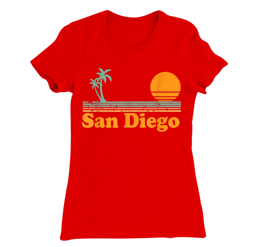 Vintage San Diego Beach Sunset T-Shirt, Kid T-Shirt and Women T-Shirt