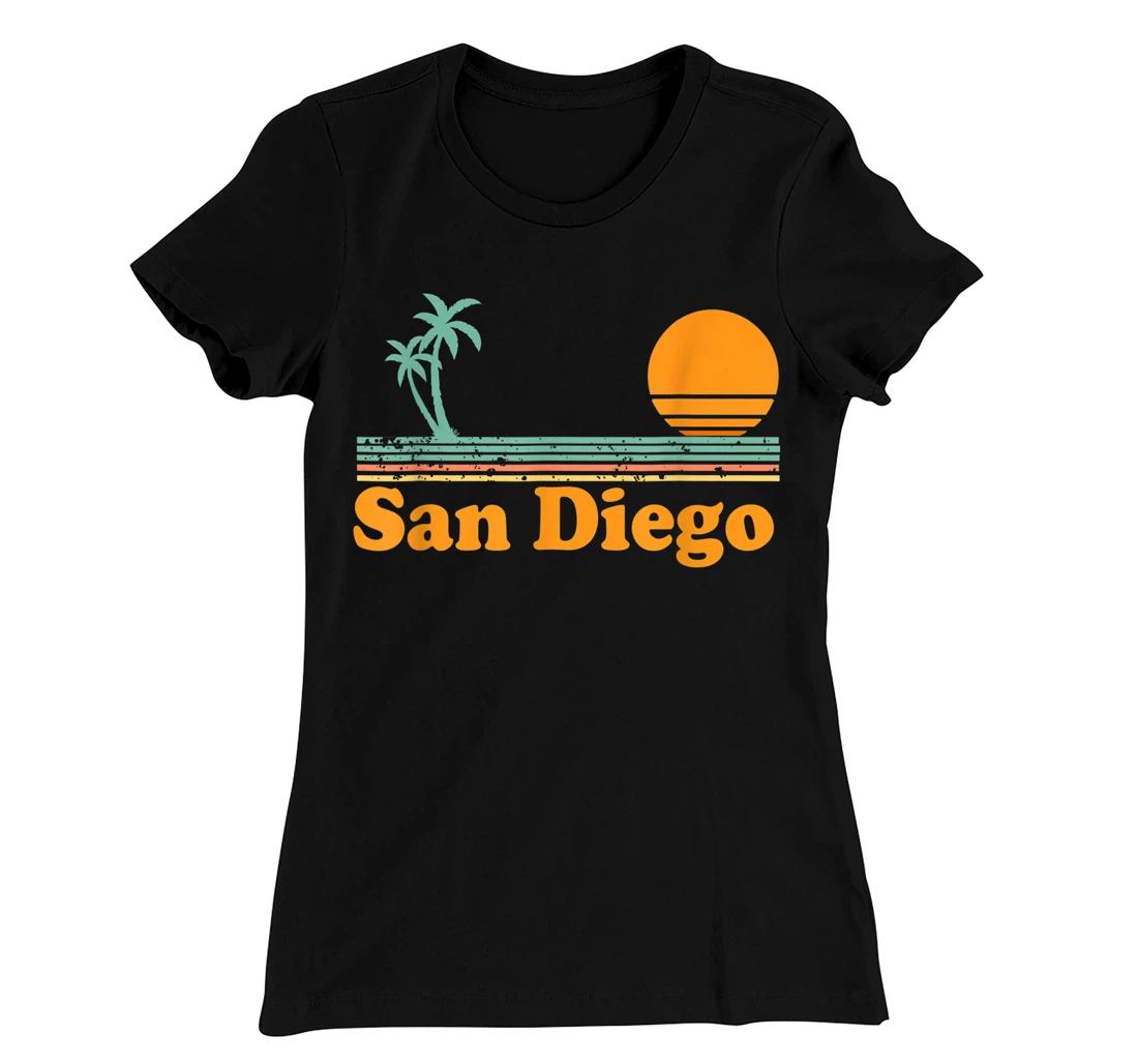 Vintage San Diego Beach Sunset T-Shirt, Kid T-Shirt and Women T-Shirt