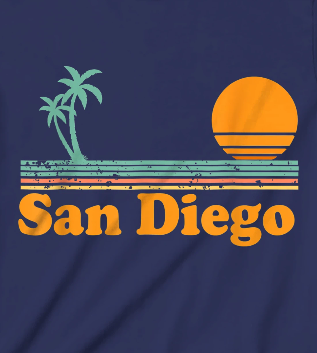 Vintage San Diego Beach Sunset T-Shirt, Kid T-Shirt and Women T-Shirt