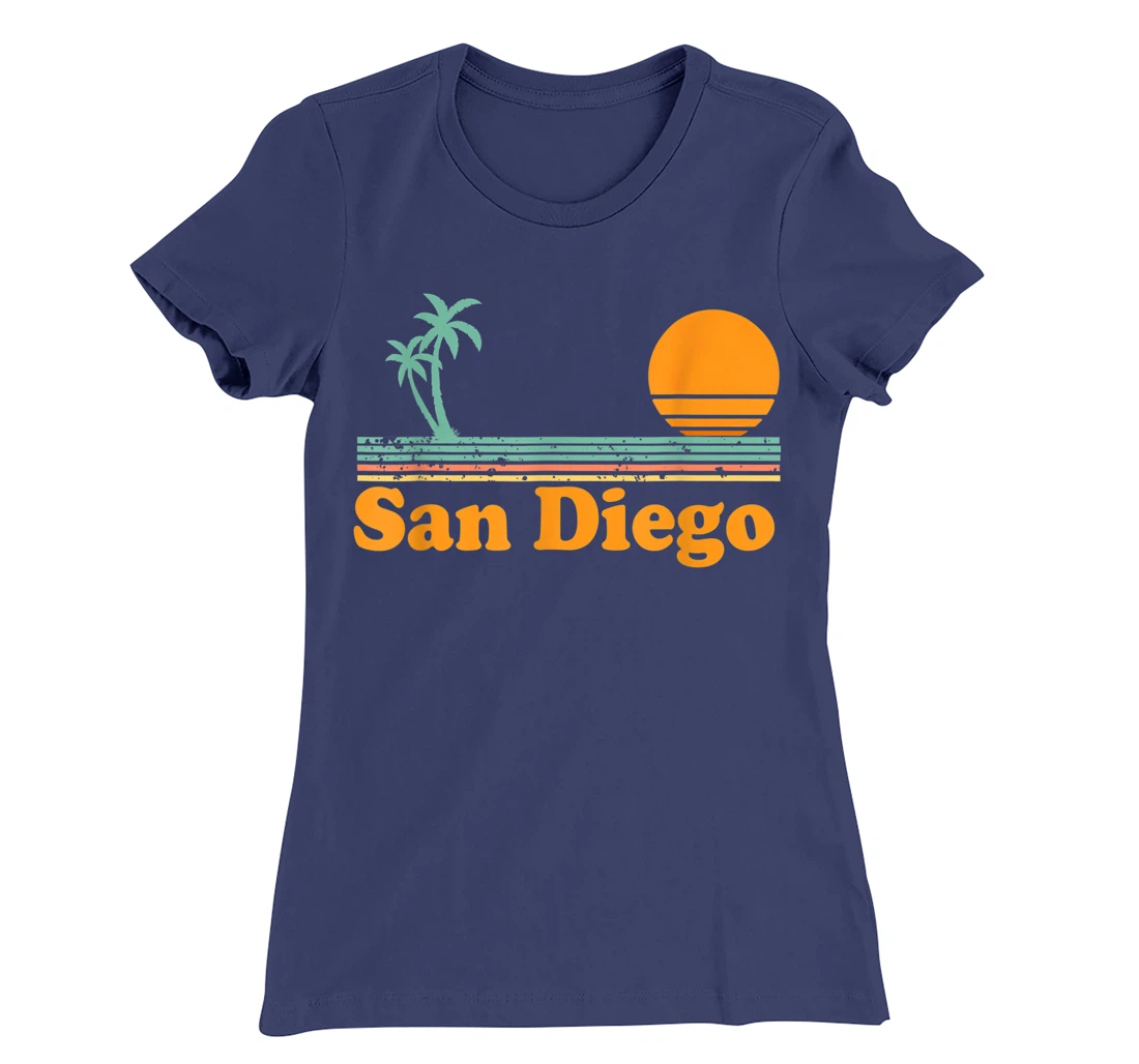 Vintage San Diego Beach Sunset T-Shirt, Kid T-Shirt and Women T-Shirt