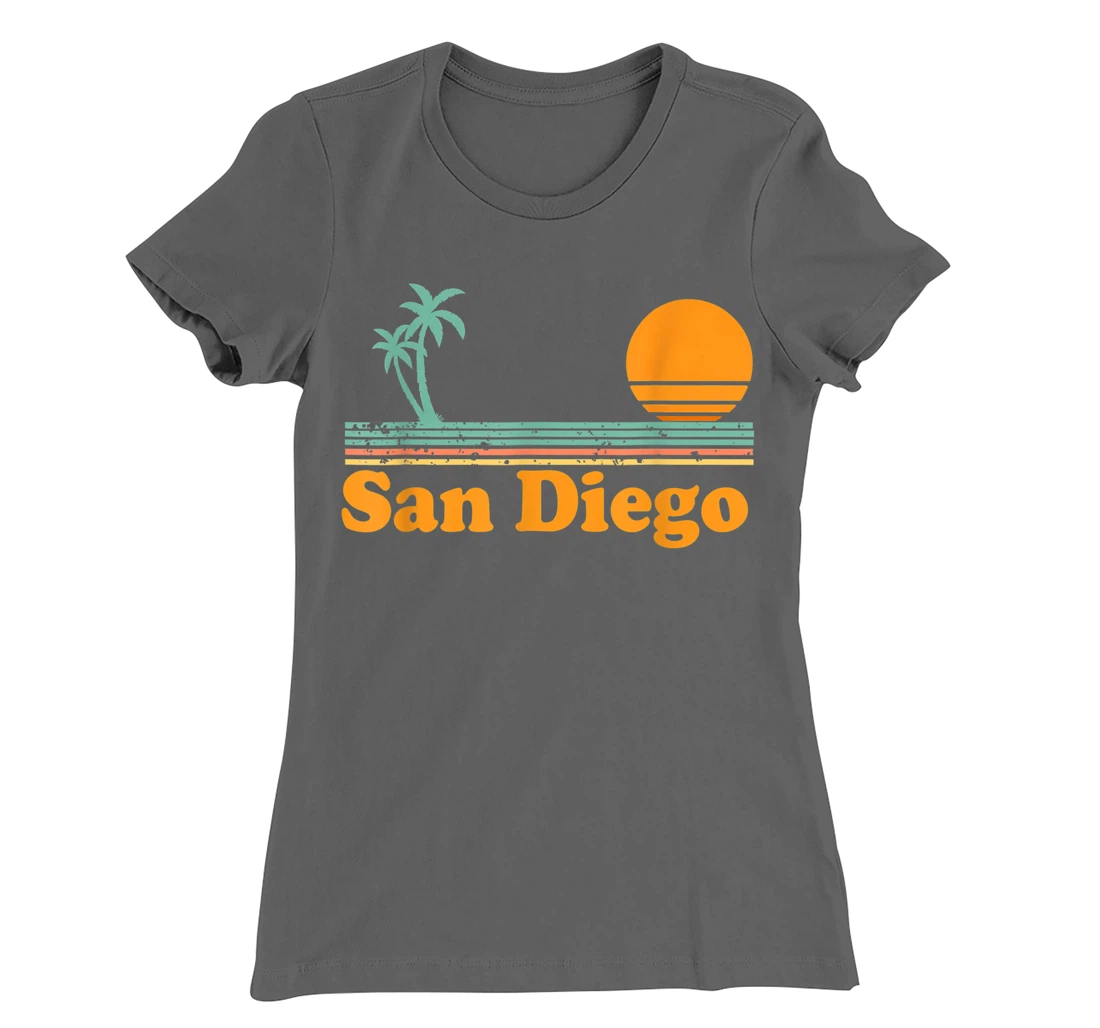 Vintage San Diego Beach Sunset T-Shirt, Kid T-Shirt and Women T-Shirt