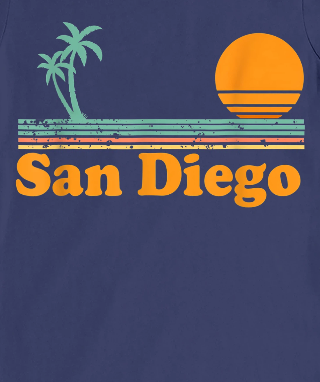 Vintage San Diego Beach Sunset T-Shirt, Kid T-Shirt and Women T-Shirt